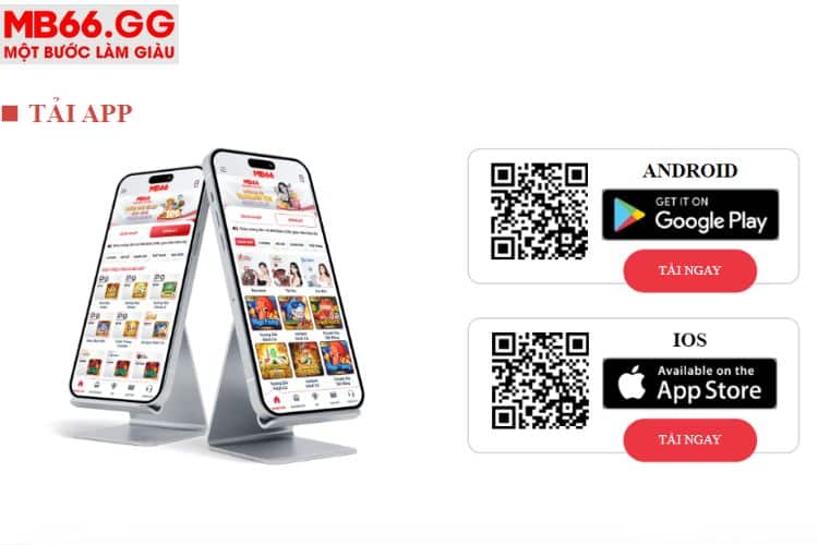 Tải app MB66 về thiết bị di động